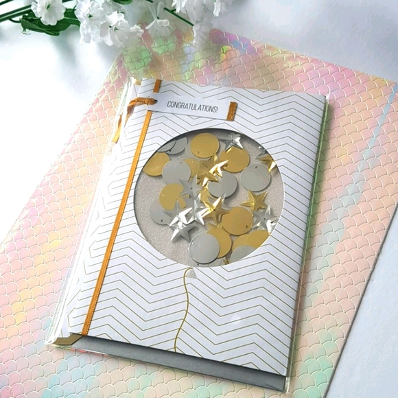 2 pcs C R Gibson Luxury Card Congratulations (1 Card with Envelope) - Picture 2 of 14